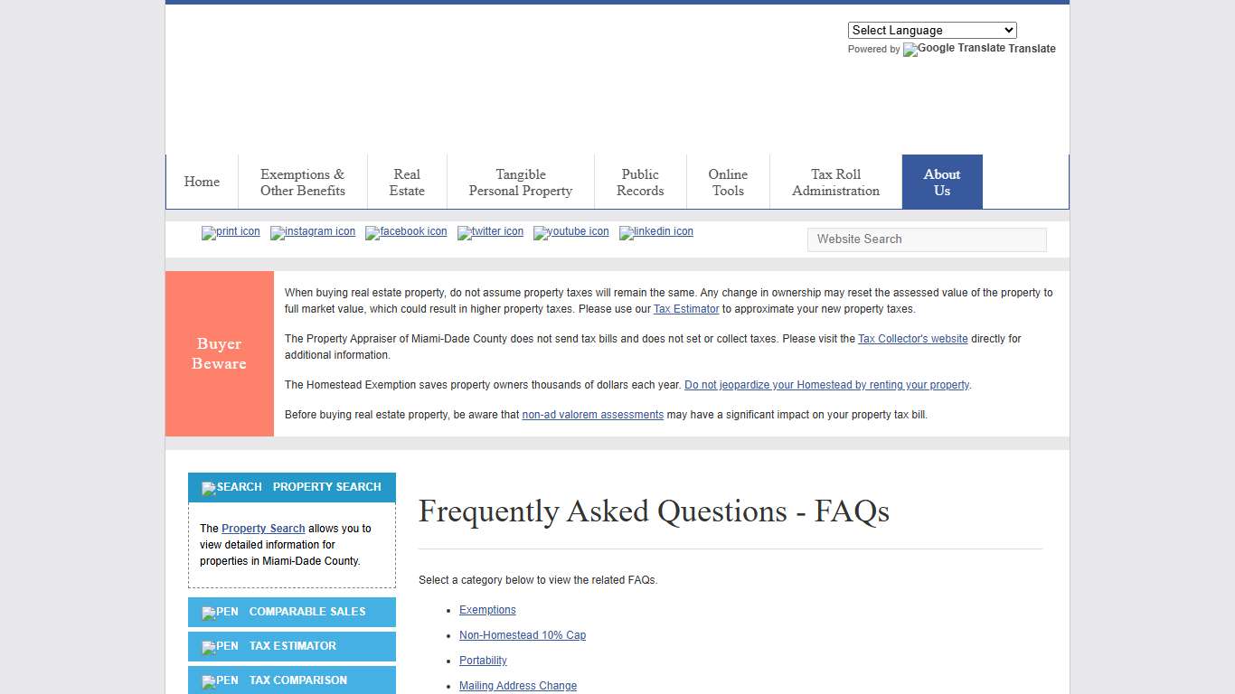 Frequently Asked Questions - FAQs - Miami-Dade County